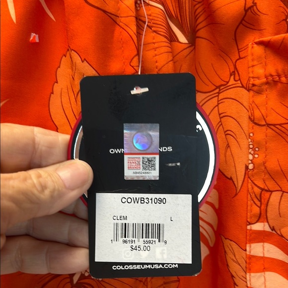 NWT‎ Orange Clemson Shorts - Picture 4 of 9